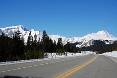08 Mount Kitchener and Mount K2, Wilcox Peak From Just Before Columbia Icefields On Icefields Parkway